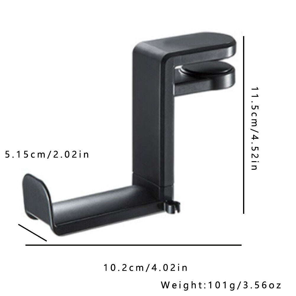 US 2-4 Pcs Gaming Headset Headphone Hook Holder Hanger Mount Adjustable Rotating