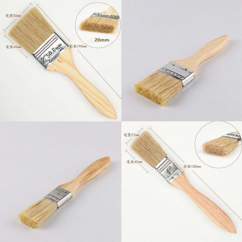 US 36 Pack 1" Chip Paint Brushes Stain Glue Adhesives Touchups 1 Inch Lot of 36