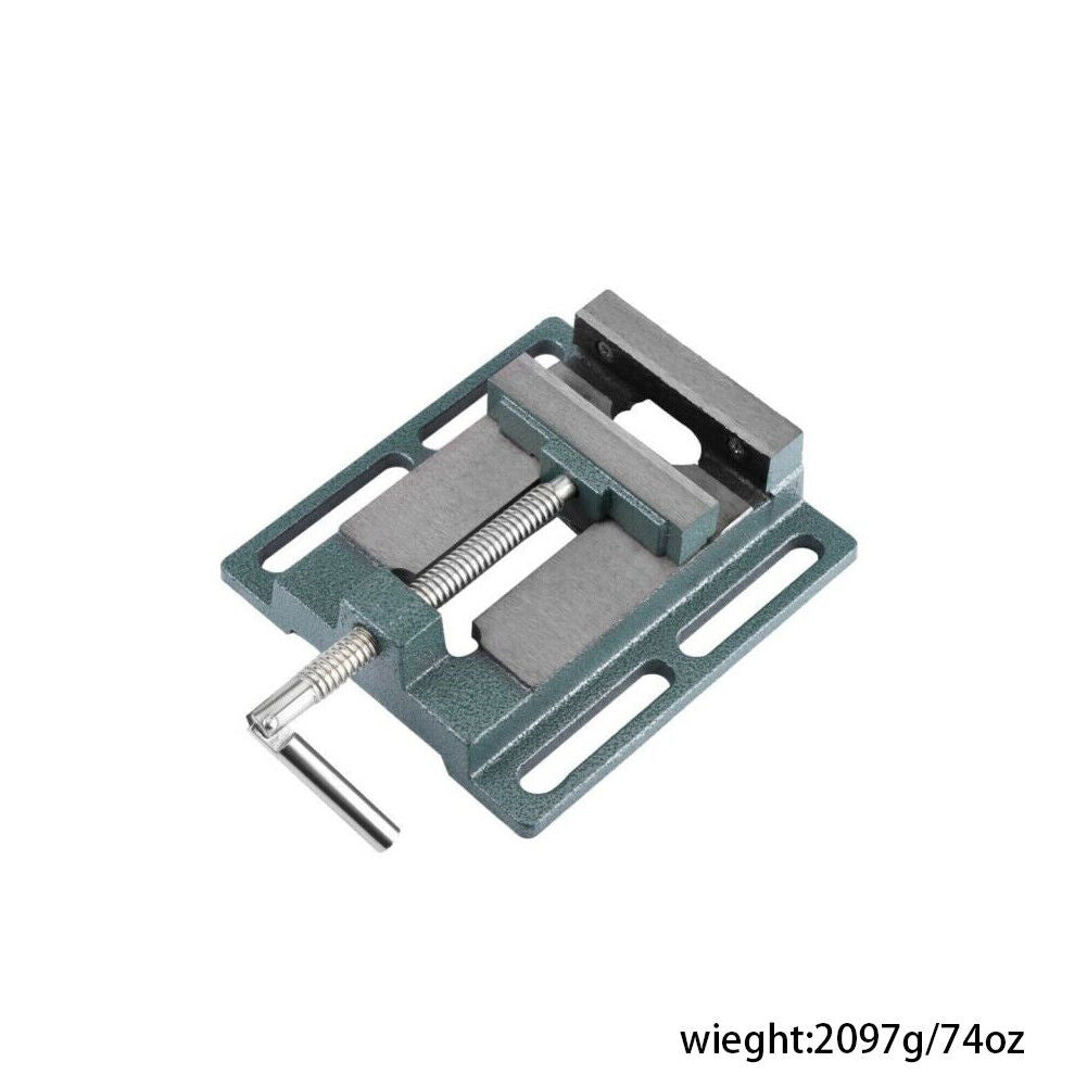 US 1-2 Pack Low Profile Drill Press Vise Heavy Duty Bench Drill Highly Accurate