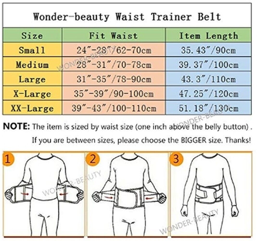 Women's Waist Trainer Belt Sport Girdle Shaperwear Waist Cincher