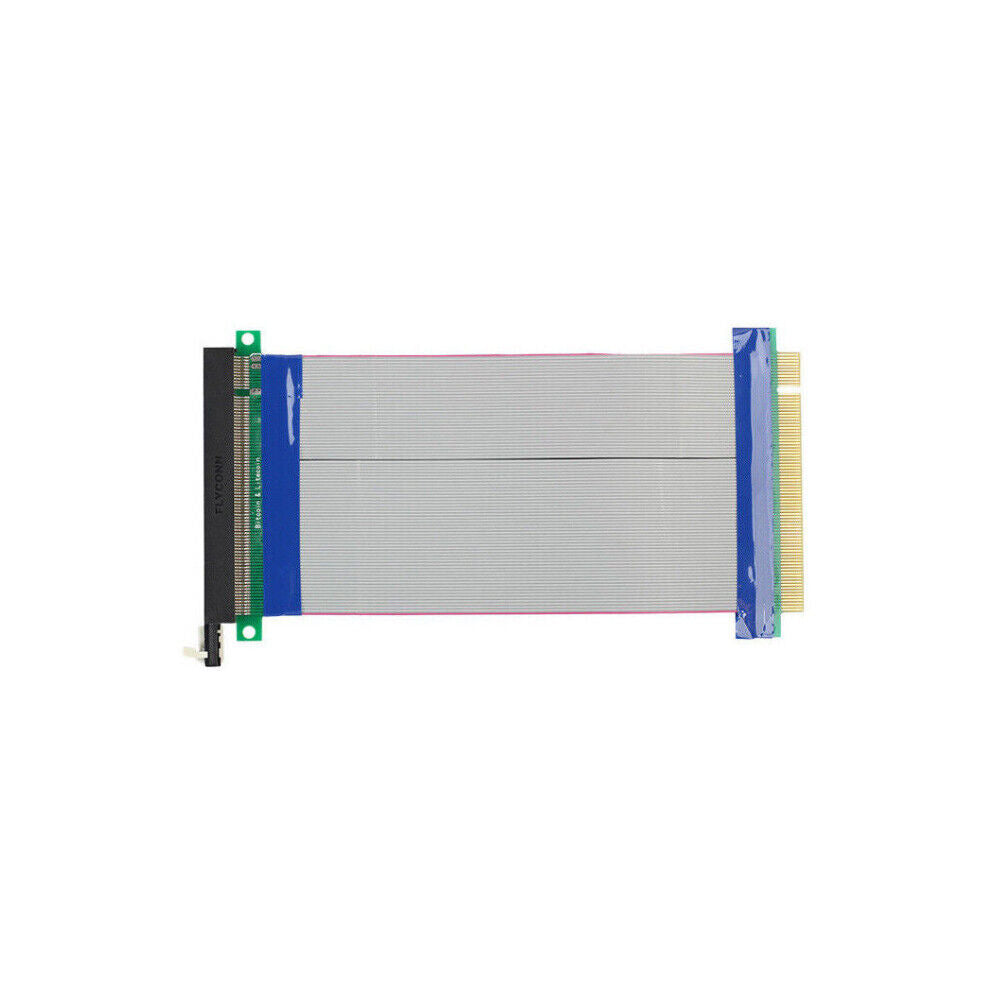 US 1-2 Pc PCI-E Express 16X-16X Power Riser Extender Card Molex IDE Ribbon Cable