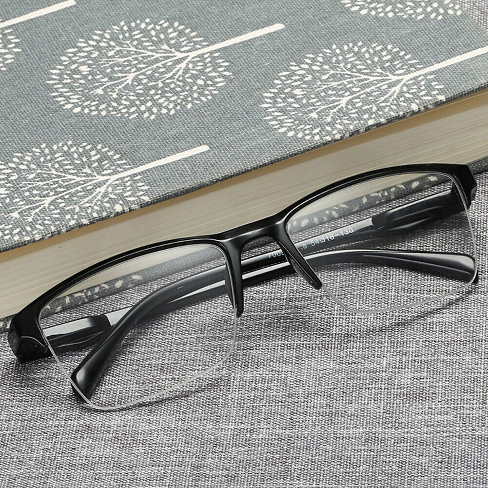 US 4-8 Pack Reading Glasses Readers Men Women Square Frame Spring Hinge Durable