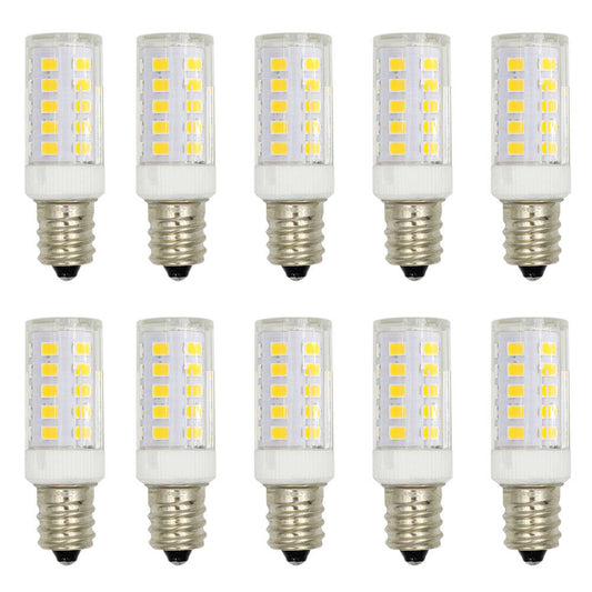 US 10-20 Pack LED Corn Bulb Ceiling Fan Lights Candelabra Daylight Ceramics Lamp