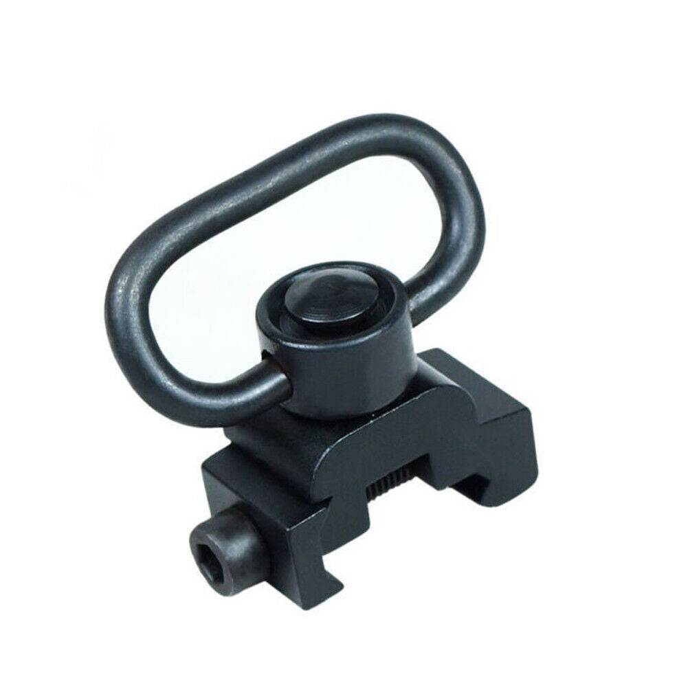 US 2-4 Pcs Quick Release Detach QD Sling Swivel w/ 20mm Picatinny Rail Mount