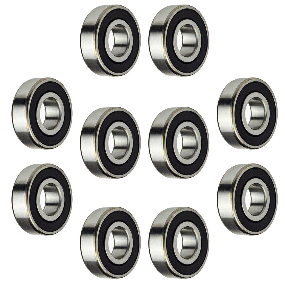 US 10-20Pack 608-2RS Wheel Bearings (for Any Product Using Skate Wheels) Chrome