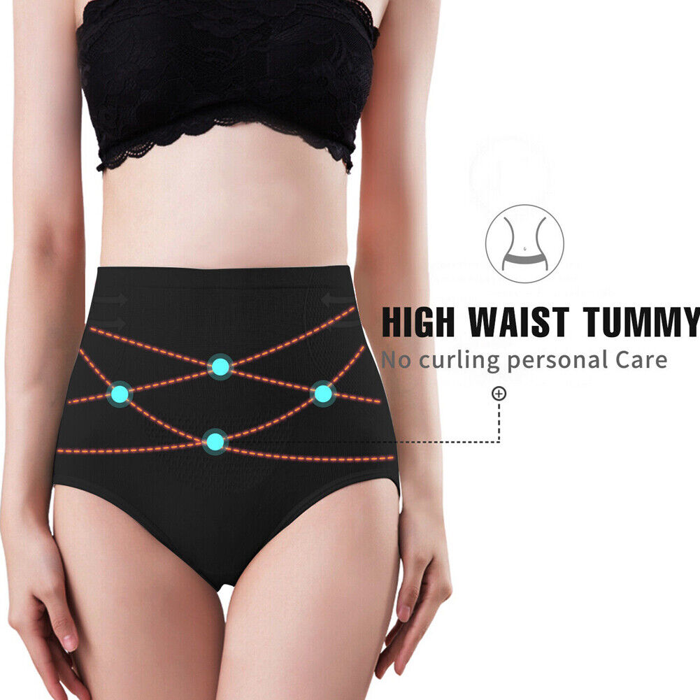 US 3-6Pc Sexy Panty High Waist Butt Lifter Body Shaper Tummy Shapewear Underwear