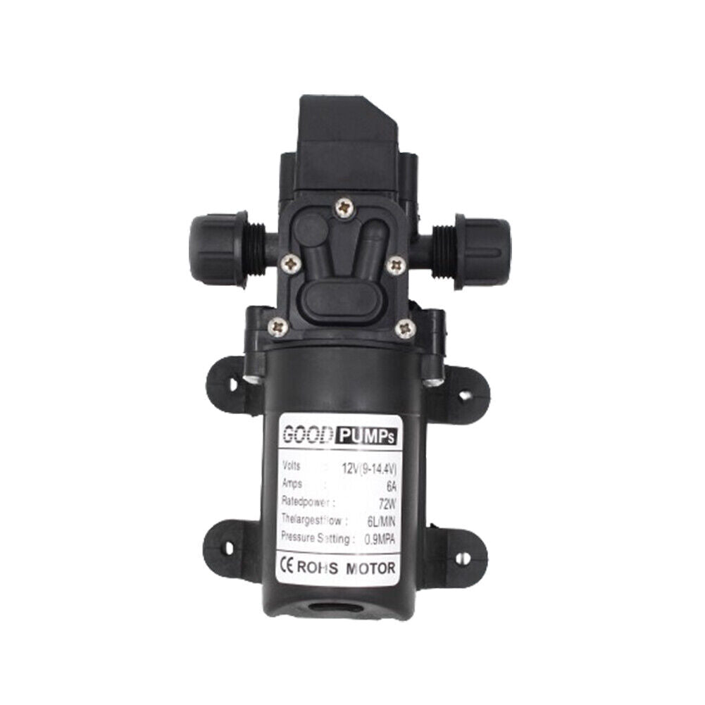 US 2 Pack 12V/24V Automatic Fresh Water High Pressure Diaphragm Pump 130PSI