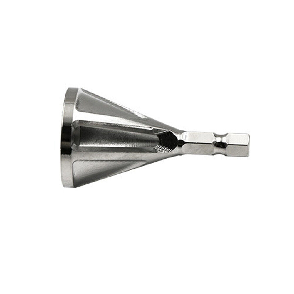 US 2Pc Deburring External Chamfer Tool Stainless Steel Remove Burr Drill Bit