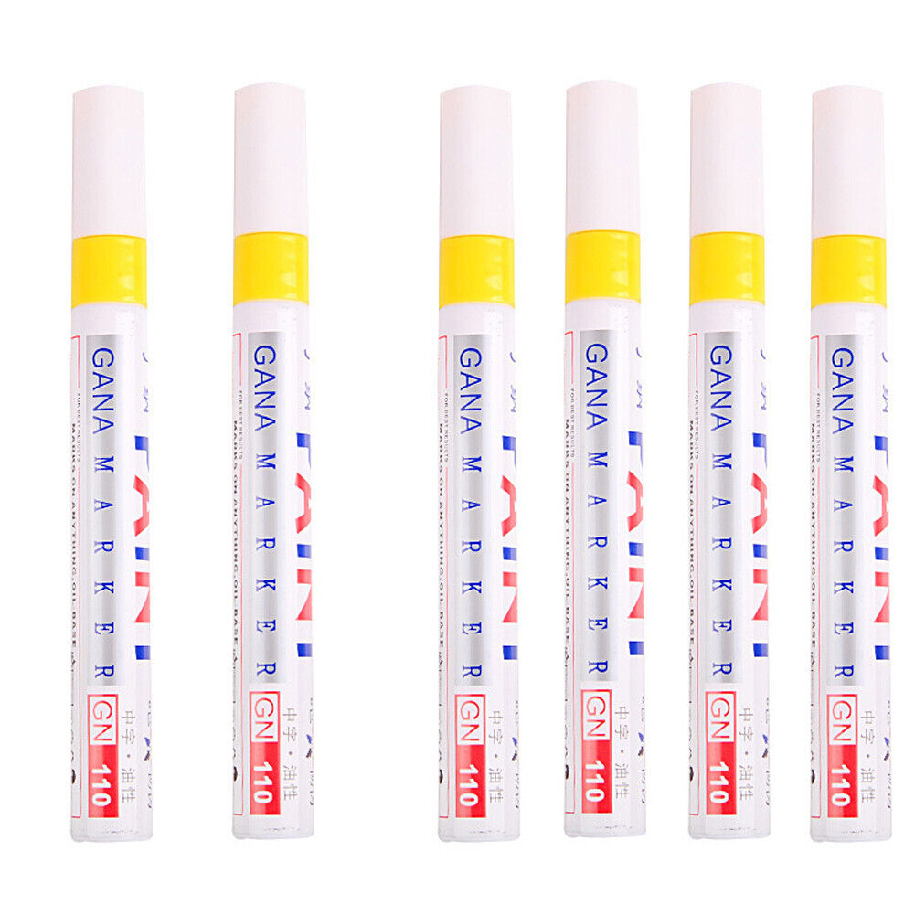 US 3-6 Pc Multiuse Tire Tread Rubber Metal Waterproof Permanent Paint Marker Pen