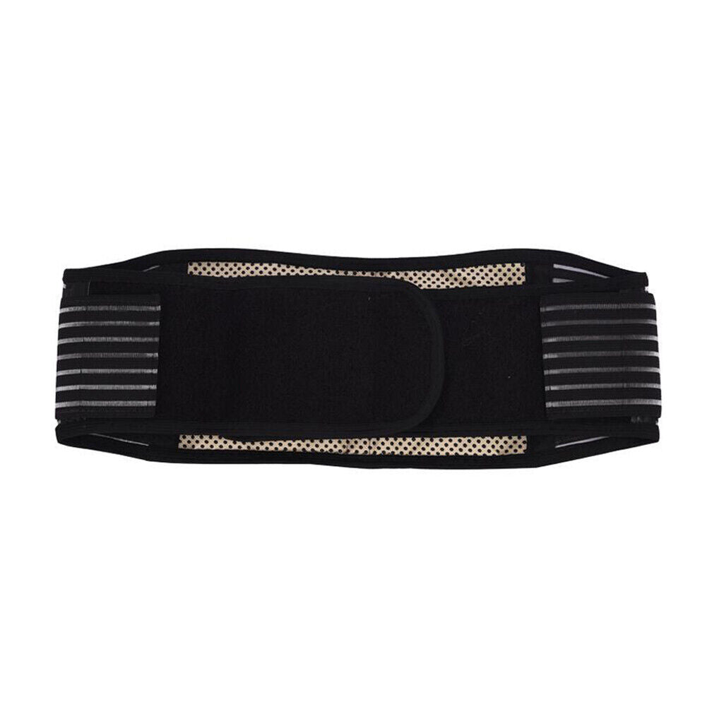 US 1-2 Pack Back Brace Support Tourmaline Self-Heating Lumbar Therapy Waist Belt