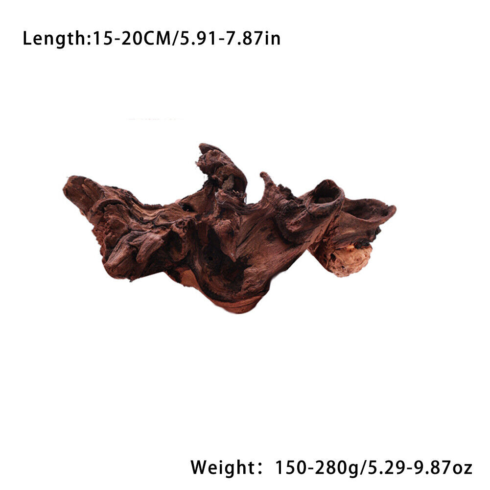 US 3-6 Pcs 15-25cm Aquarium Driftwood Ornament Branches Log Fish Tank Decoration