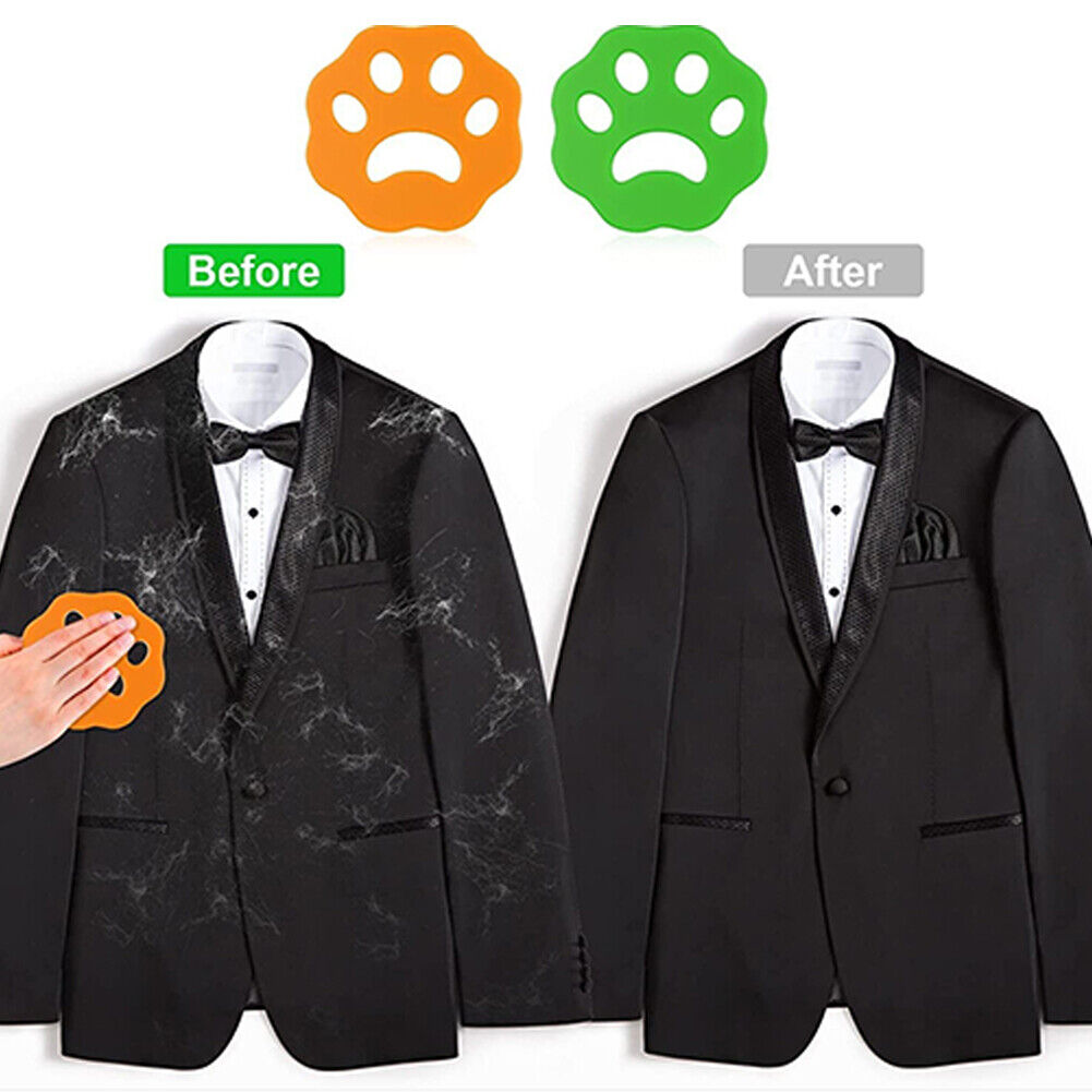 US 2-4 Pcs Reusable Pet Hair Remover Cat Dog Fur Catcher Laundry Washing Machine