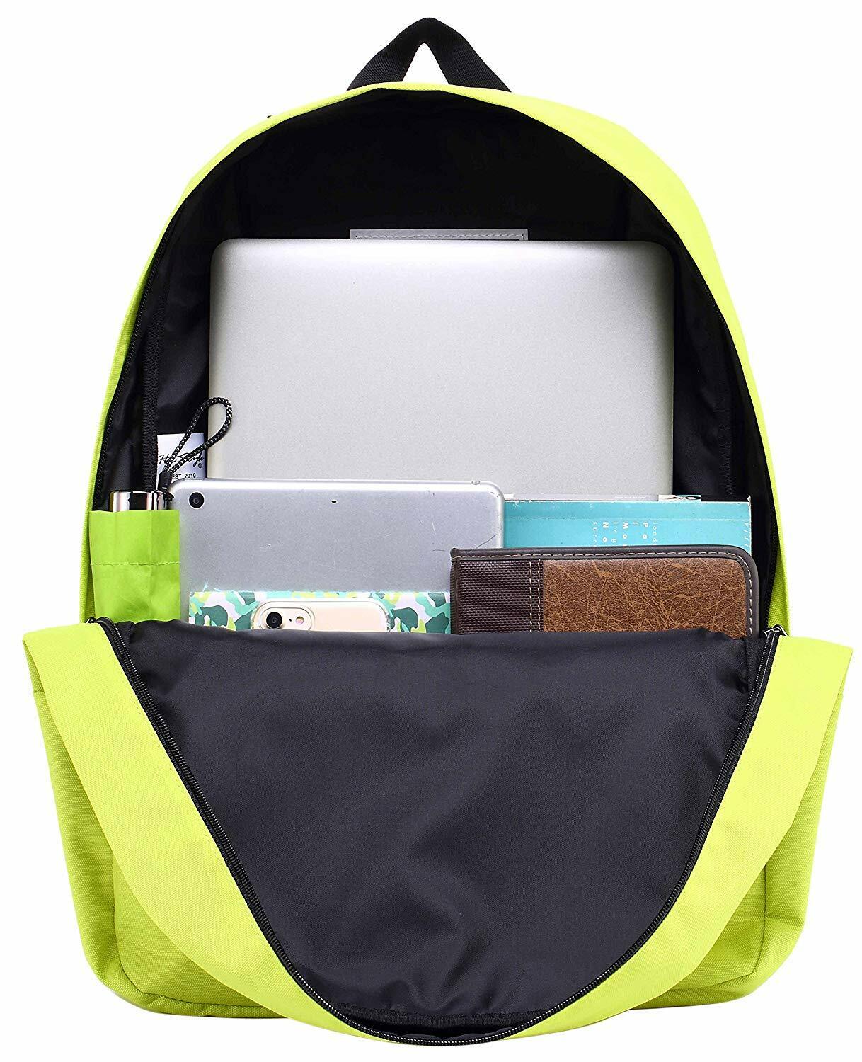 SIMPLAY Classic School Backpack Bookbag, 17"x12.5"x5",Assorted Colors and Prints