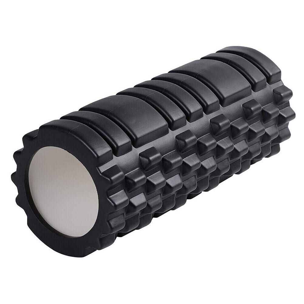 US 1-2 Pack High Density Hollow EVA Foam Roller Muscle Massage Recovery 13x5.5"