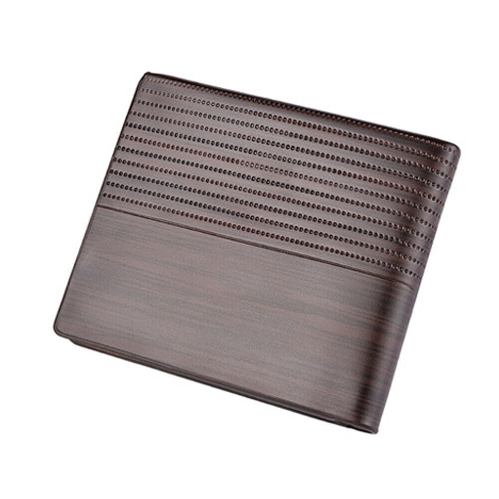 US 1-2 Pcs Men Bifold Leather Credit ID Card Holder Wallet Billfold Purse Clutch
