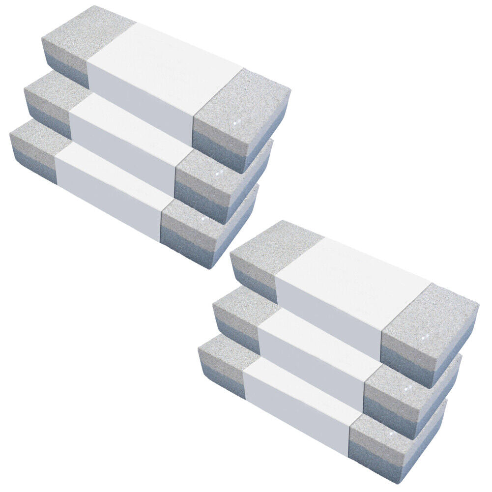 US 3-6Pc Sharp Premium Whetstone Knife Sharpening Stone 2 Side Grit Fine Medium