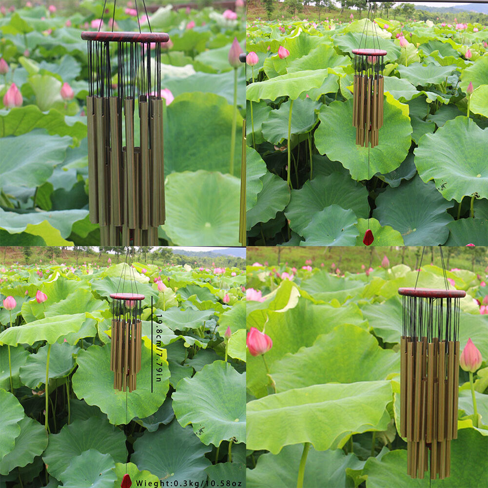 US 2-4 Pc Large Outdoor Premium Wind Chimes Outdoor Garden Home Patio Decoration