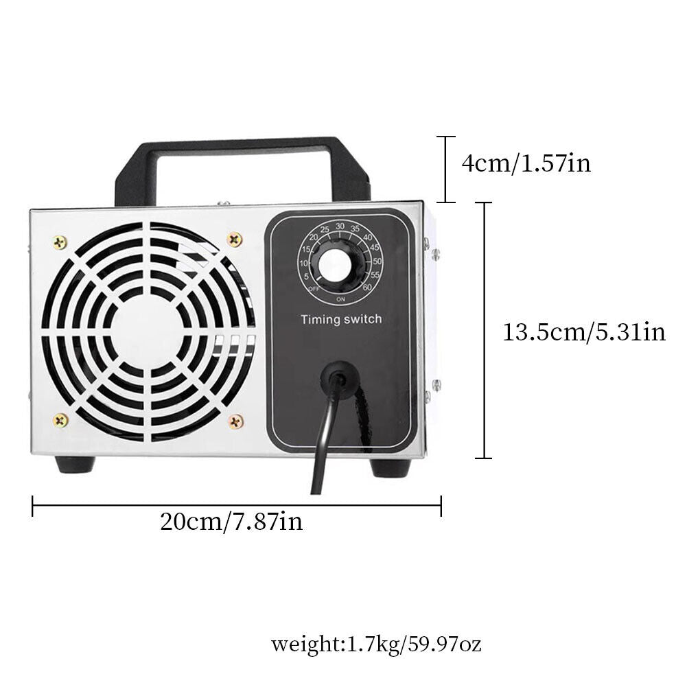 US Ozone Generator Machine Commercial Industrial Air Purifier Ionizer Ozonator