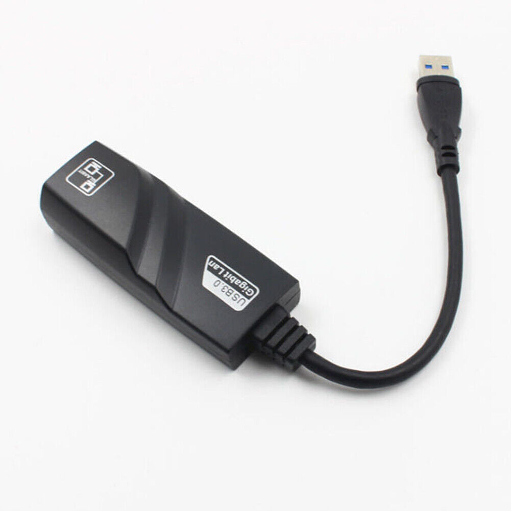 US 1-2 Pcs USB 3.0 Ethernet Adapter 1000Mbps Gigabit LAN Network For Windows Mac