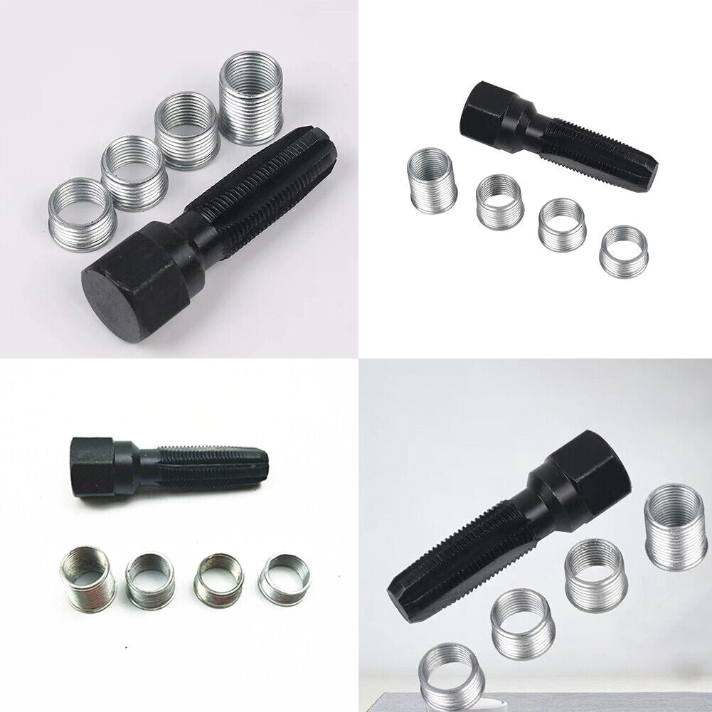 US 14mm Spark Plug Re-thread rethread rethreader repair Tap tool Reamer Inserts