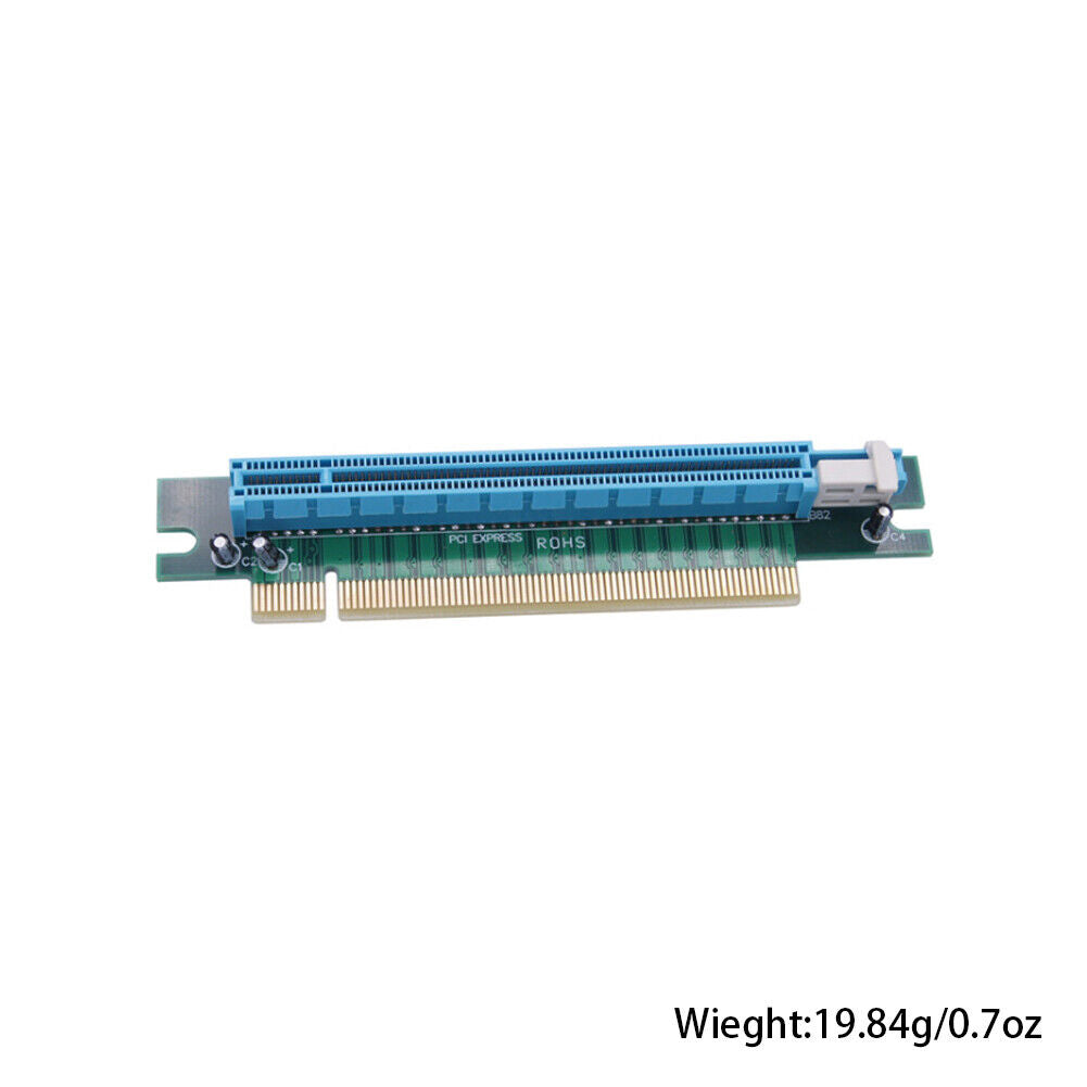US 1-2 Pc PCI-E Express 16X90Degree Adapter Riser Card 1UComputer Server Chassis