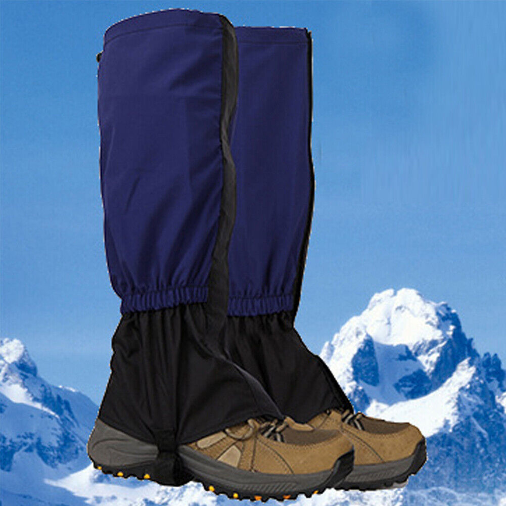 US Fashion Hiking Waterproof Leg Gaiters Kids Teen Men Women Gators Snow Boot