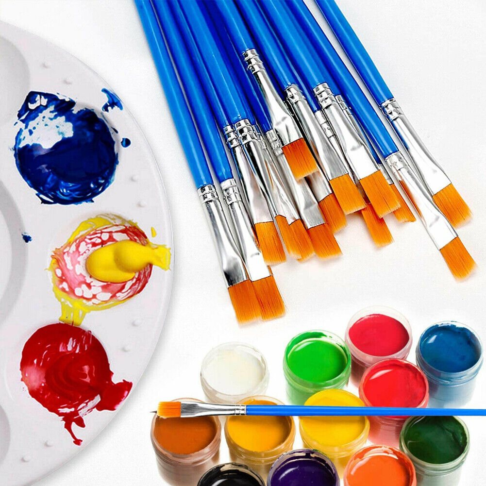 US 200~400 Pcs Artist Acrylic Paint Brushes Watercolour Painting Craft Art Model