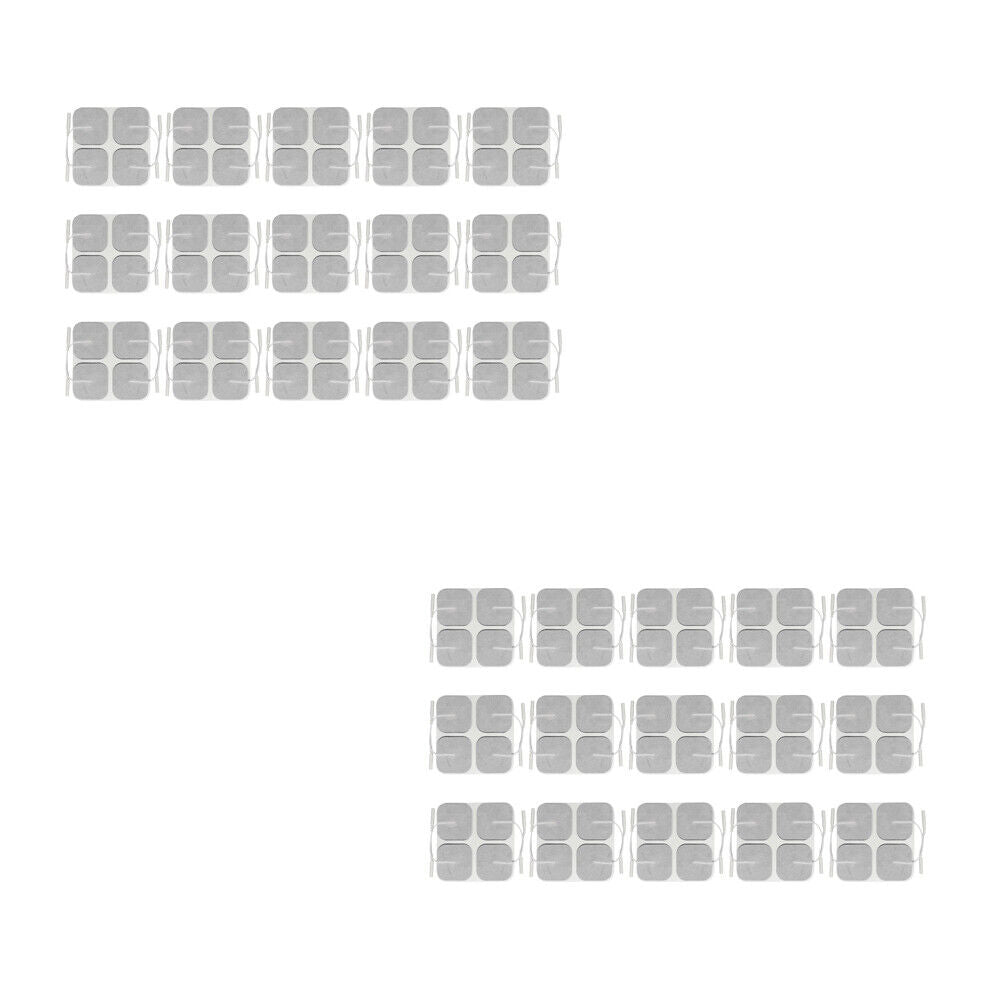 US 60-120 Pc Electrode Patch Self Sticky Muscle Stimulator Non-Irritating Design
