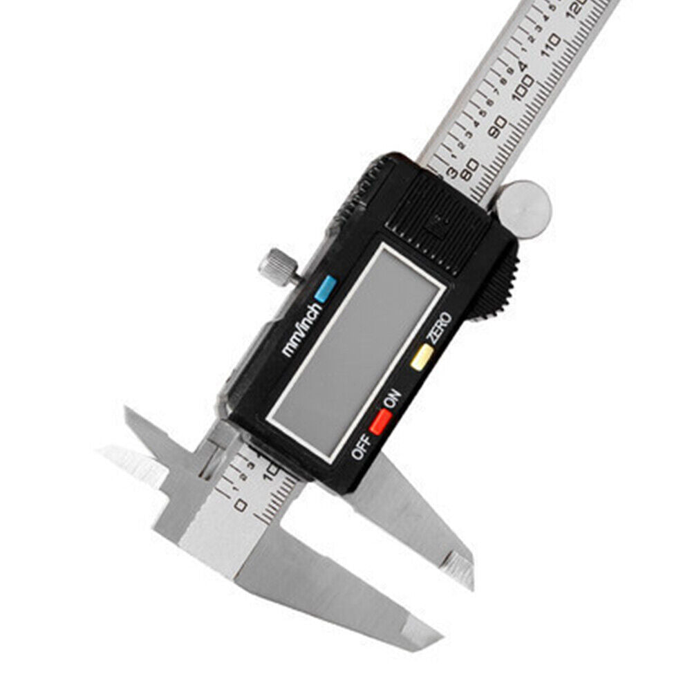 US 0-300mm Electronic Digital Caliper Precision Stainless Inch/Metric LCD Dial