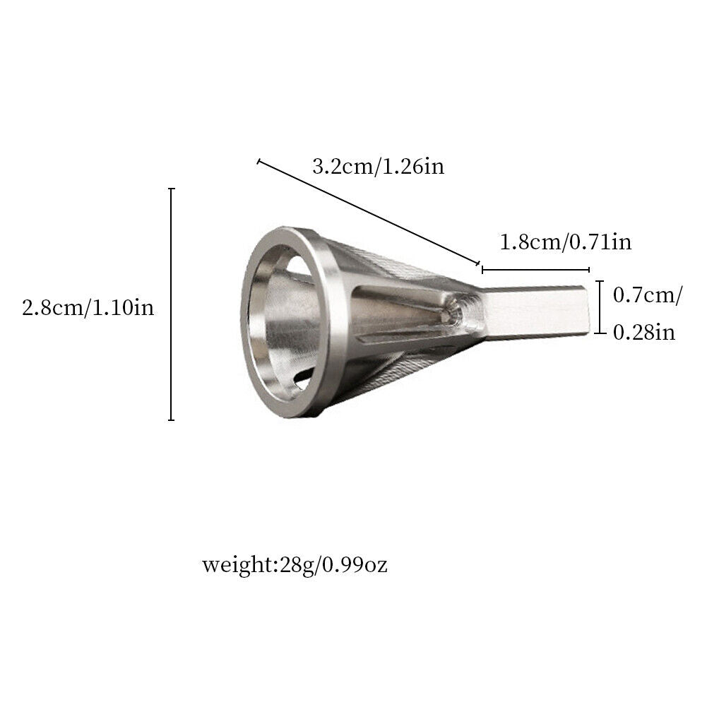 US 2Pc Deburring External Chamfer Tool Stainless Steel Remove Burr Drill Bit