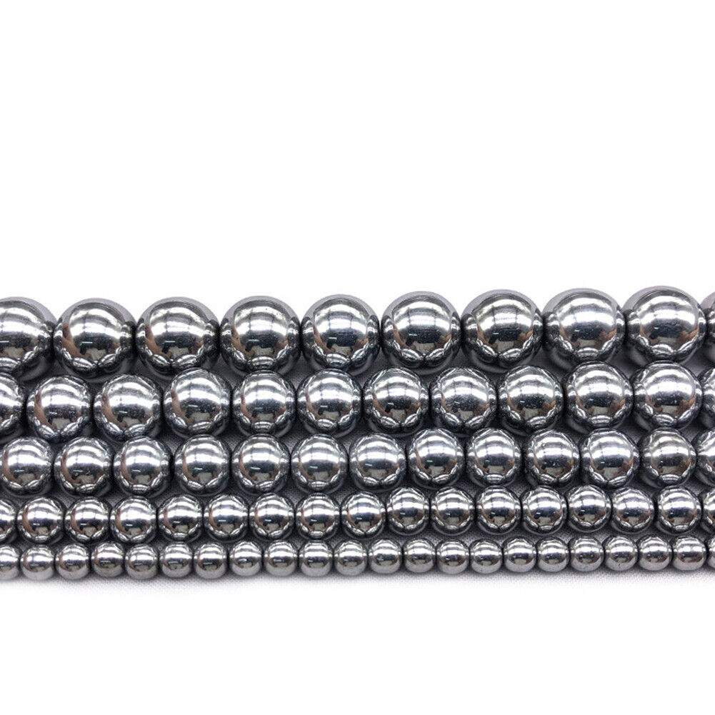 US 6/8/10MM Grade AAA Gemstone Round Loose Beads Terahertz Beads Synthetic DIY