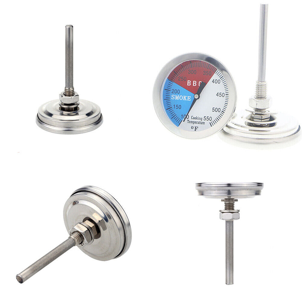 US 2" Temperature Thermometer Gauge | Barbecue BBQ Grill Smoker Pit Thermostat