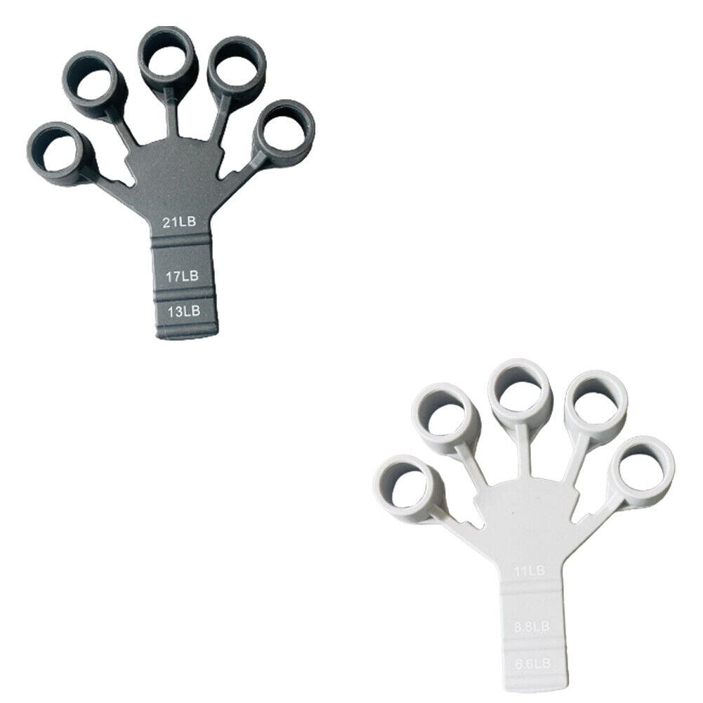 US 1-2 Pcs Hand Grip Strengthener Exerciser Forearm Resistant Level Grip Trainer