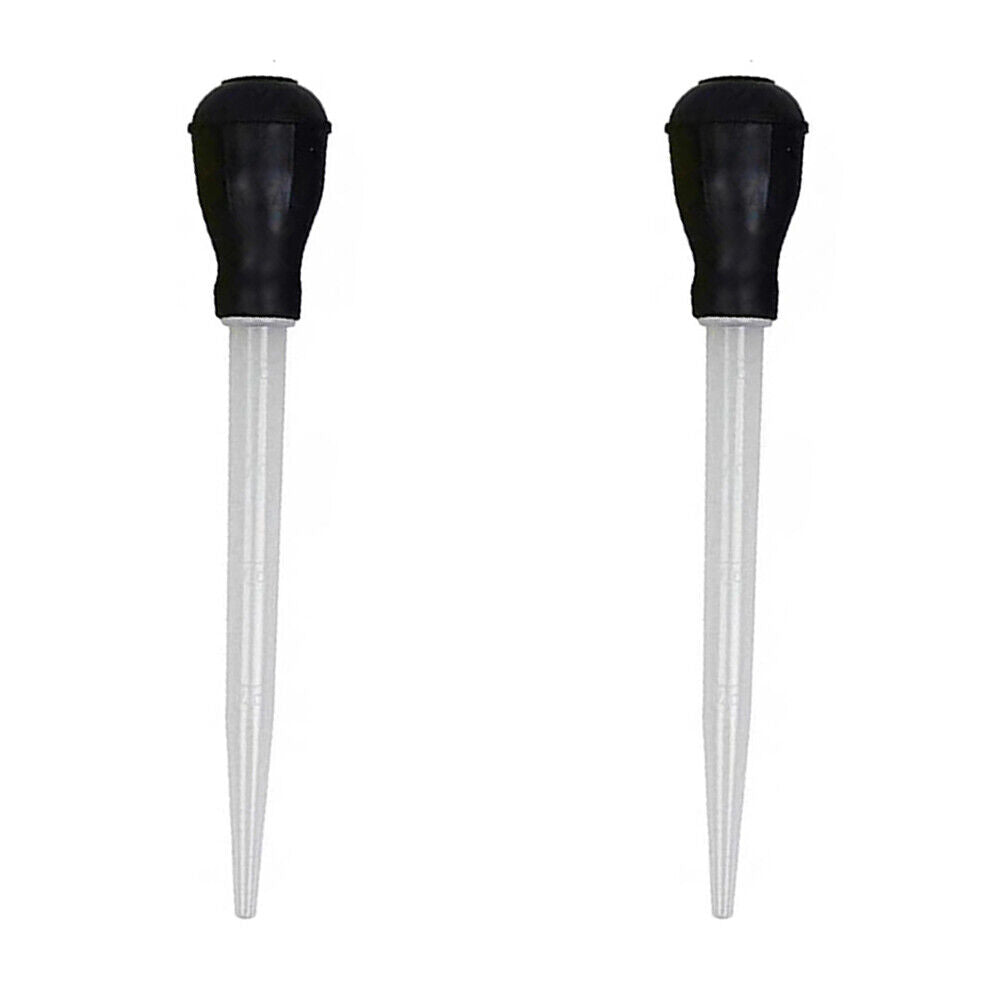 US 1-2 Pcs Turkey Baster Cleaning Brush Syringe Home Baking Detachable Food Bulb