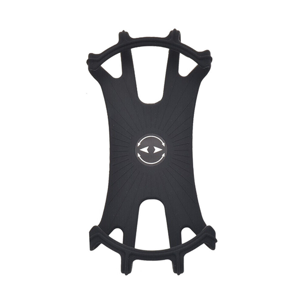 US 1-2 Pack Silicone Cell Phone Mount Holder GPS MTB Bike Bicycle 360 Rotation