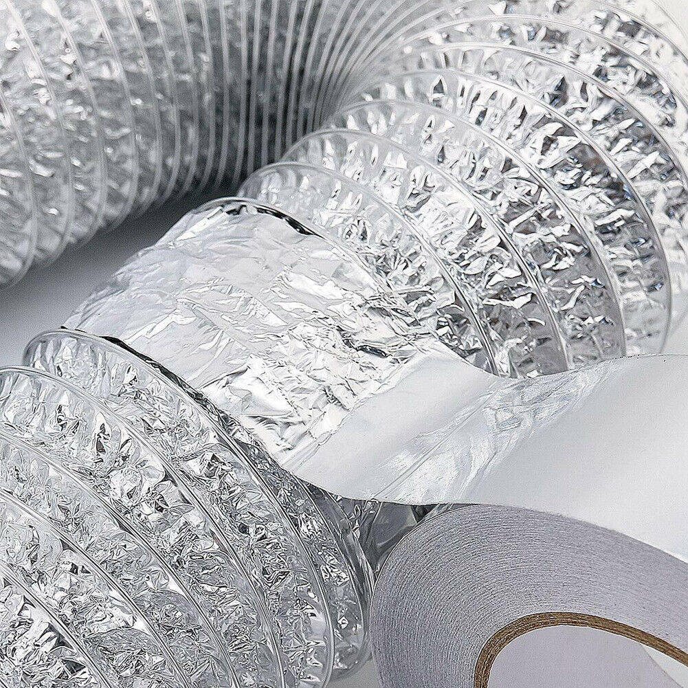 US Aluminum Foil Tape 2in x 55 Yd Insulation Adhesive Heat Resistant Waterproof