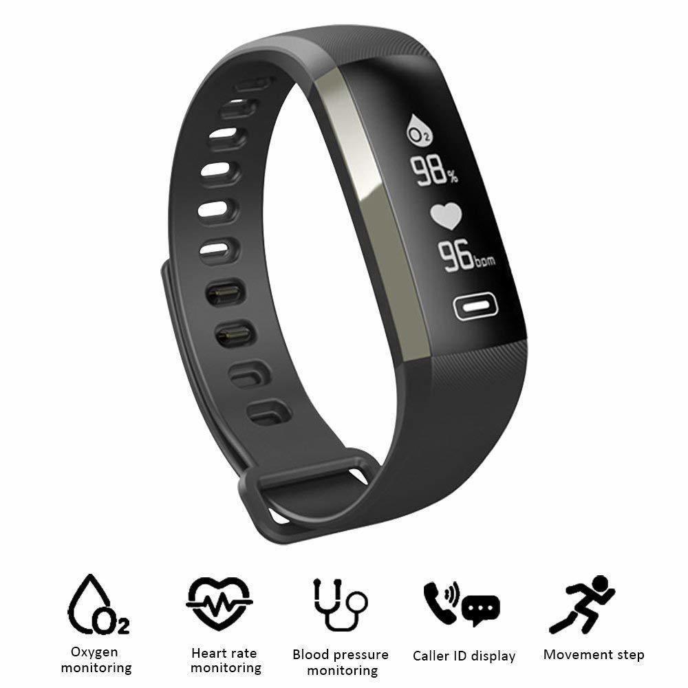 0.96'' OLED Smart Bracelet, Blood Pressure Sleeping Activity IOS & Android