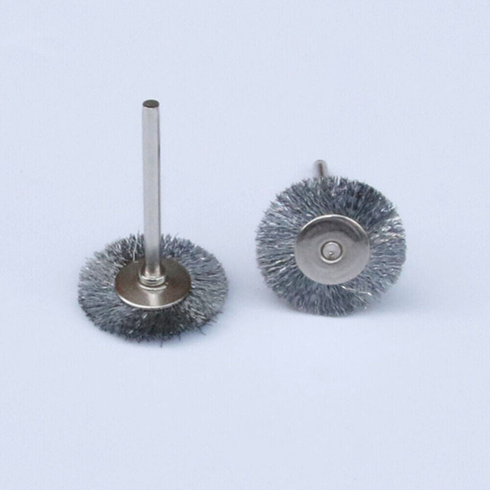 US1-2Set of 45Pc Stainless Steel Wire BrushTool Rotary Die Grinder Removal Wheel