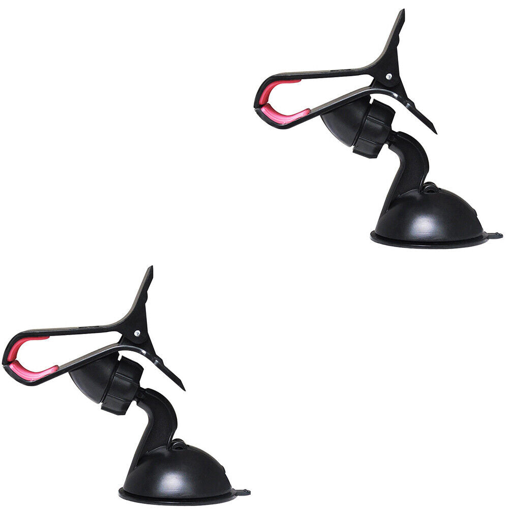 US2-4Pc 360°Rotating Car Windshield Mount Holder Stand Bracket For iPhone Phone