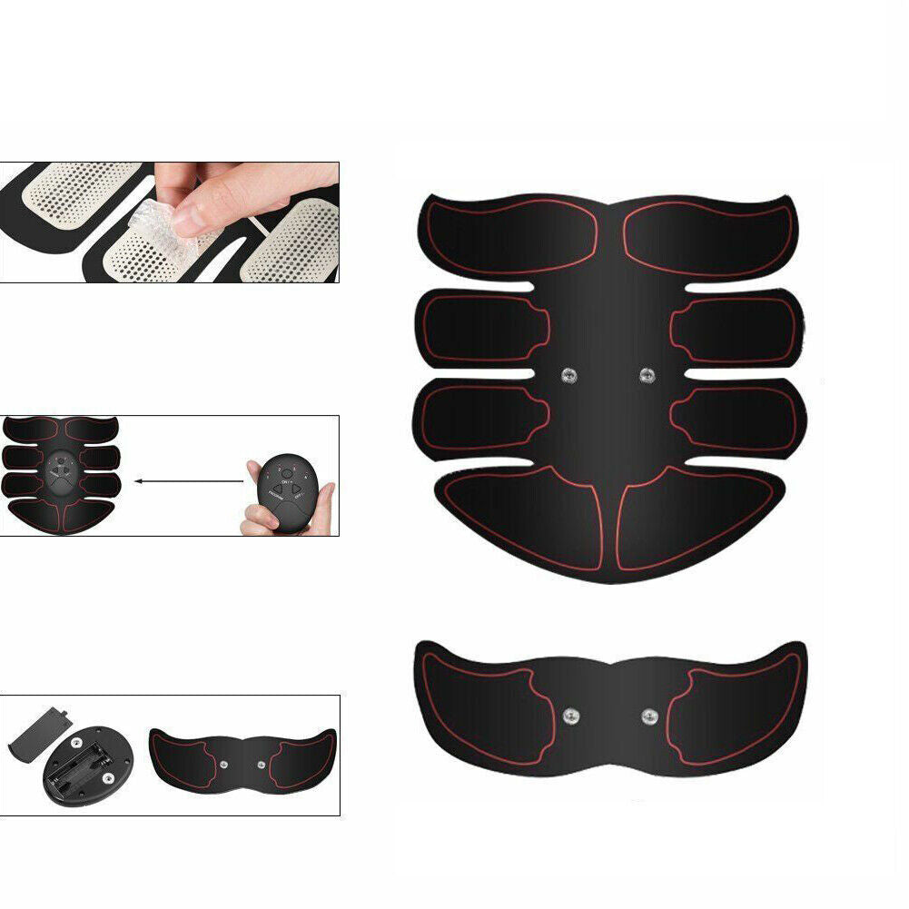 US 1-2 Set of 3 Pcs Abdominal Abs Power Fitness Muscle Train Workout Equipment