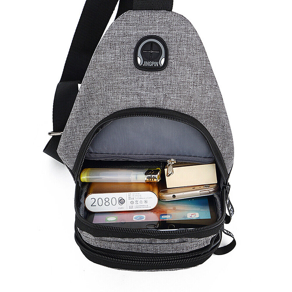US Small Sling Bag Chest Shoulder Backpack Crossbody Bag Multifunctoinal Daypack