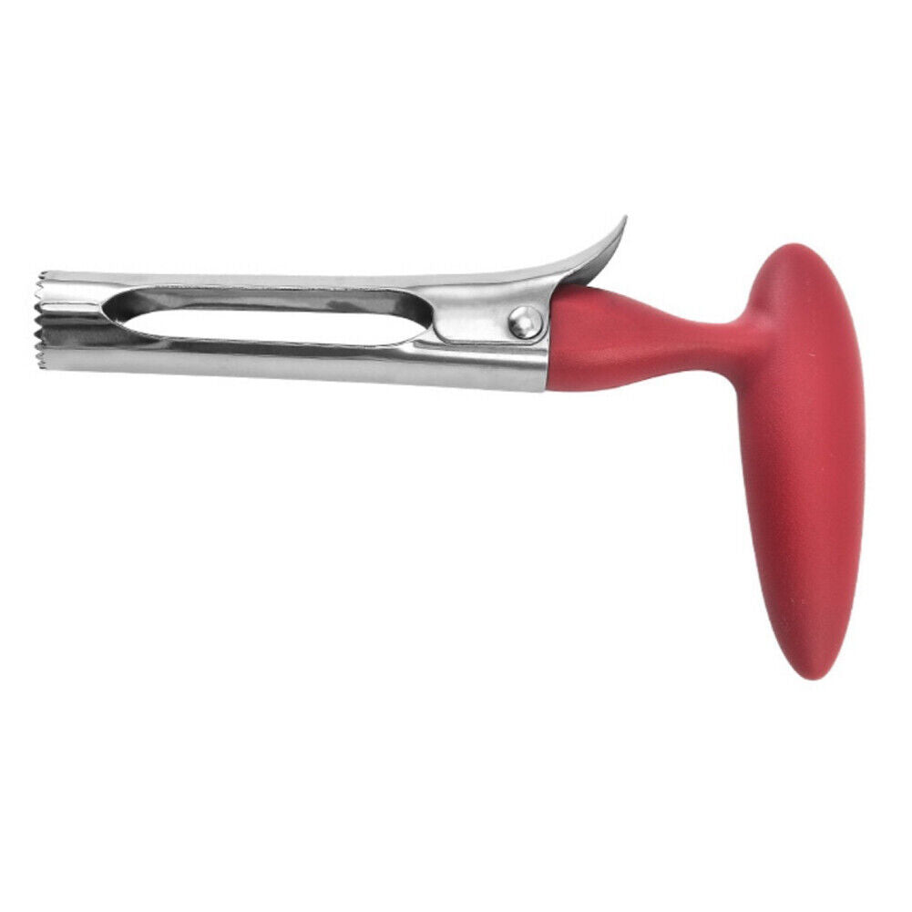 US 1-2 Pc Fruit Apple Corer Pear Tool Stainless Steel Kitchen Twist Core Remover