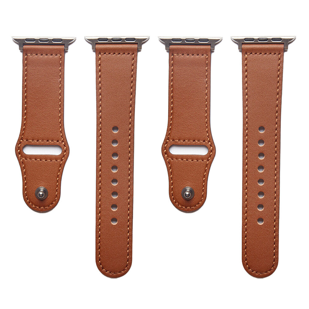 US Genuine Leather Band Strap for Apple Watch iWatch 2~5 38/40/41 42/44/45mm