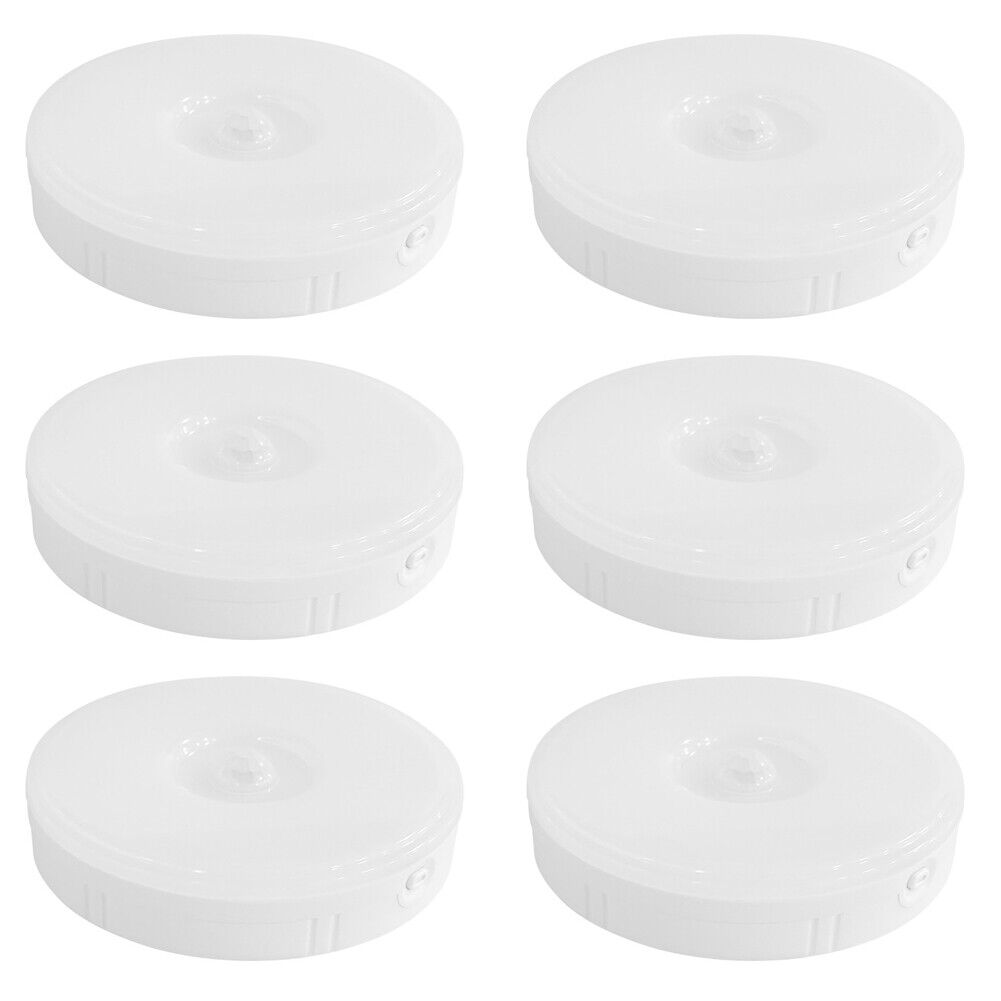 US 6-12Pack Motion Sensor Light Indoor Wireless LED Closet Night Battery Powered