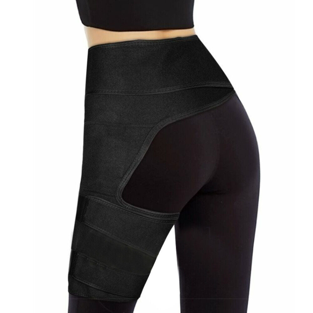 US 1-2 Pack Hip Brace Compression Groin Support Wrap for Sciatica Pain Relief