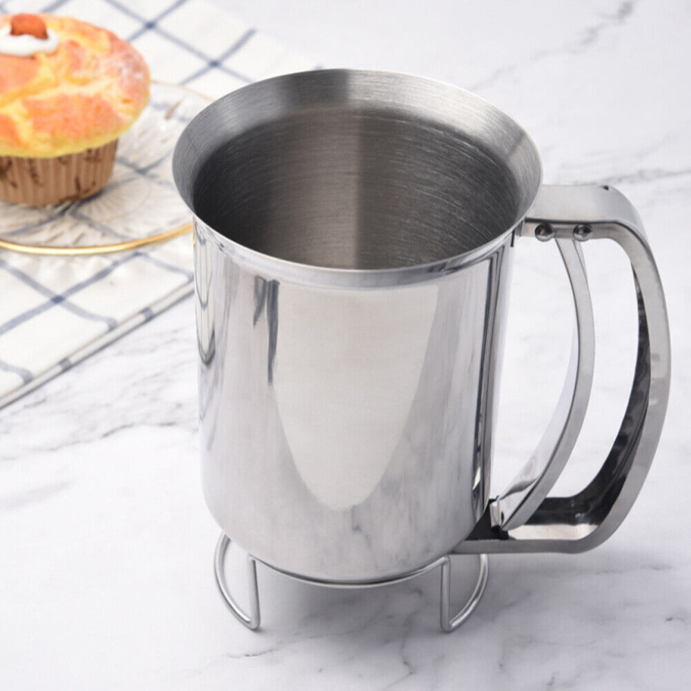 US 1-2 Pack Pancake Batter Dispenser Hold 3 Cups of Batter Baking Muffin Cupcake