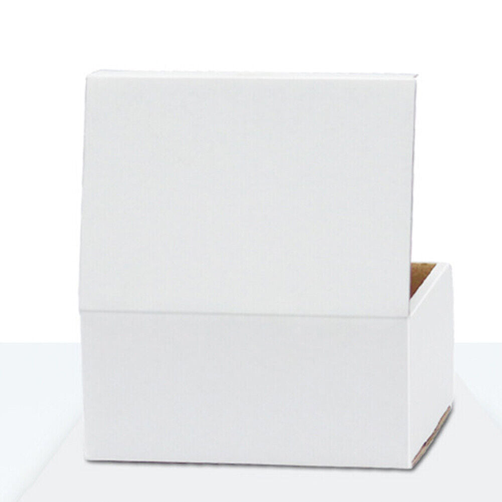US 100Pc White Cardboard Paper Box Mailing Packing Shipping Box Corrugated 6x4x3
