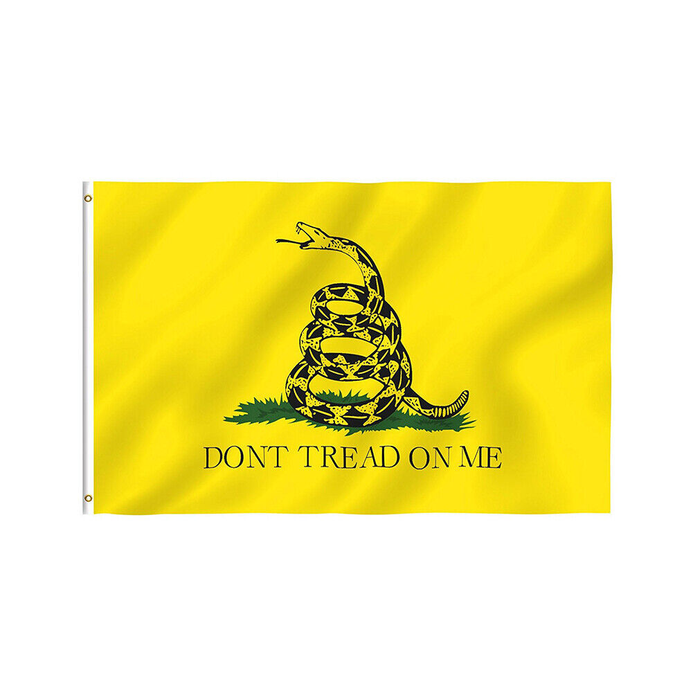US 2-4 Pcs Don’t Tread on Me Gadsden Flag 3x5FT Outdoor Polyester Tea Party
