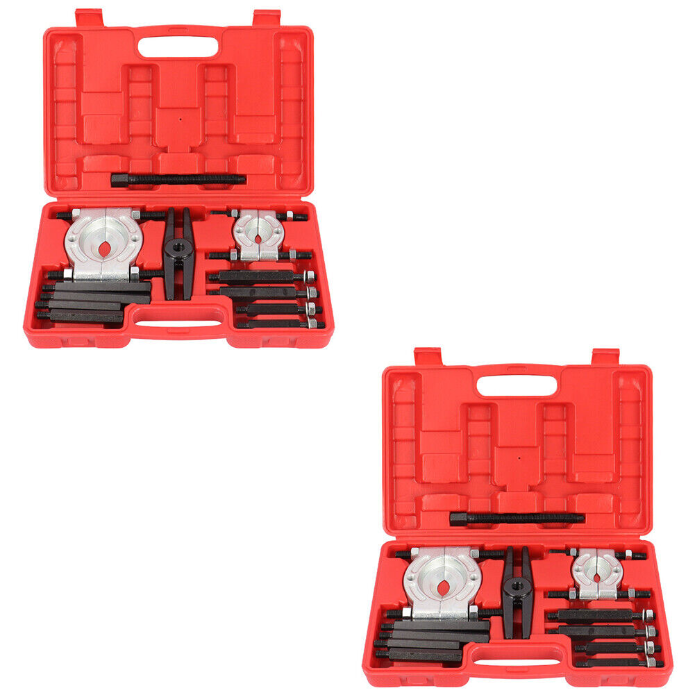 US 14Pc 2"3"Splitters Remove Bearing Kit Heavy Duty Bearing Separator Puller Set
