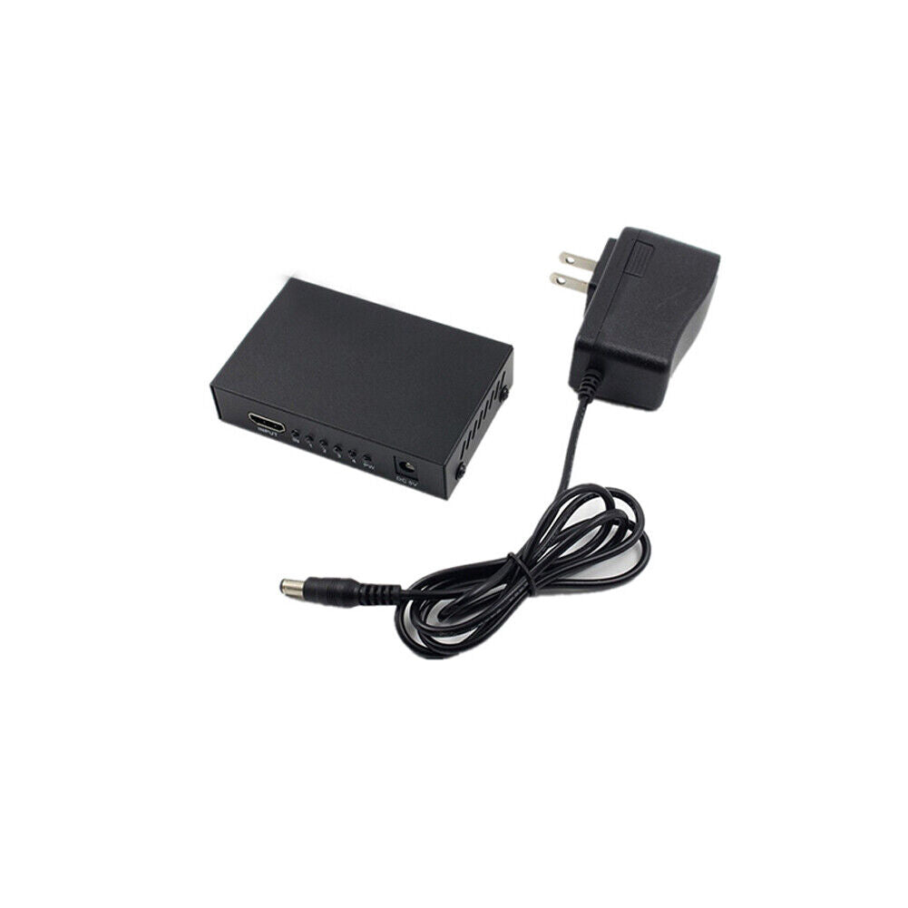 US 1-2 Pc 4 Port HDMI 4K Hub Multi Splitter & Amplifier For 3D HDTV 1080P 1X4